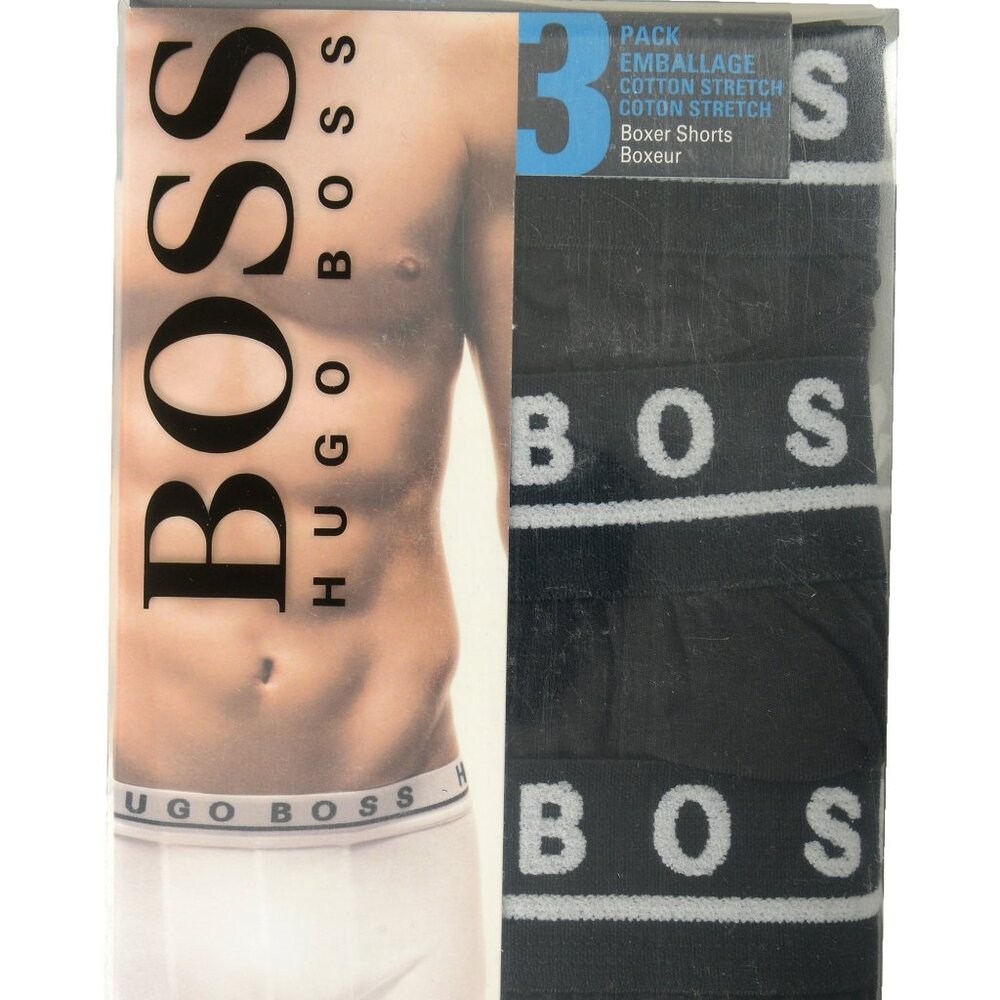 Hugo Boss Men's "Boxer3P BM" 3 Pack Stretch Boxer Shorts Underwear US 2XL IT 56